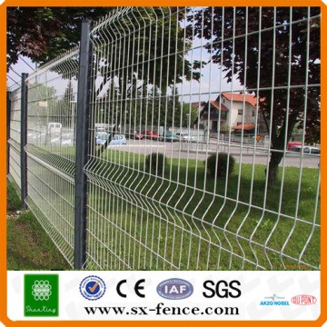 ISO9001 Powder coated Welded mesh fence