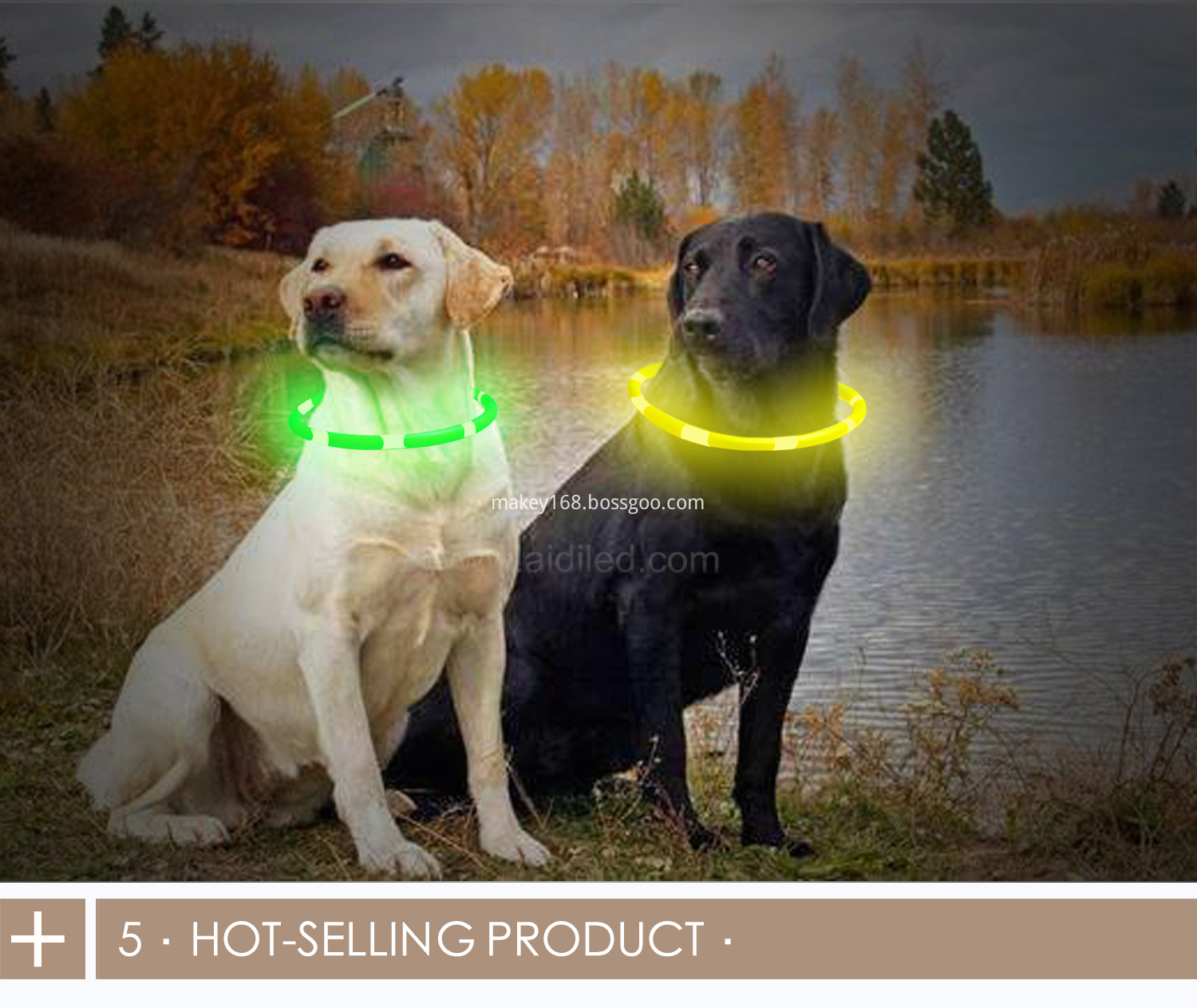 Silicone Led Tube Dog Collar