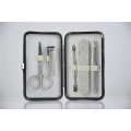 manicure set tools leather box