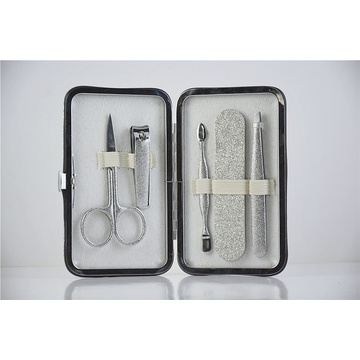 manicure set tools leather box