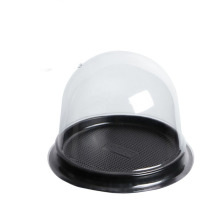 Transparent round mini moon cake plastic box