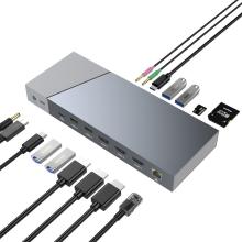 16 em 1 Adaptador de laptop Hub tipo C