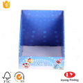 Foldable corrugated cardboard gift display box