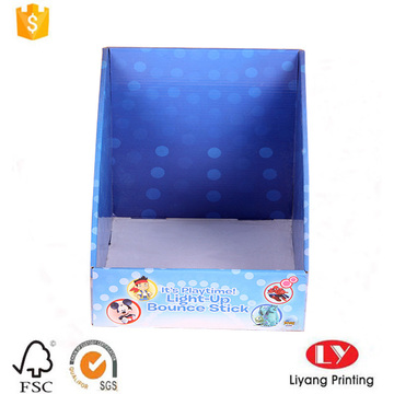 Foldable corrugated cardboard gift display box