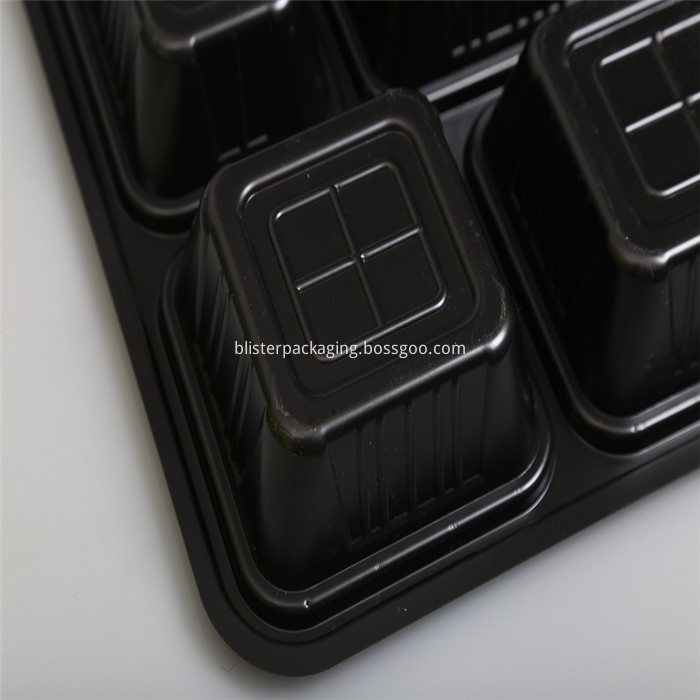 black plastic containers