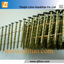 Topo Grau de Preço Baixo Liso Shank Wire Pallet Coil Nail