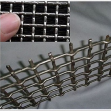 Aço Inoxidável 304 Knot Crimped Wire Mesh