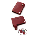 Blood red vintage wallet women card holder