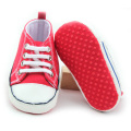 Red Cheap Children Sports Shoes Baby Canvas Shoes