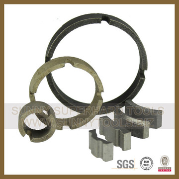 Diamond Core Drilling Bit Segments for Blank Base (SY-CDBS-12)