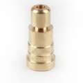 CNC Turning Machining Knurling Brass Joint