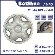 Housse de protection pour roues Hubcaps 14 pouces en argent