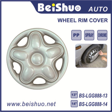 Hubcaps Wheel Skin Cover 14-Inches Silver