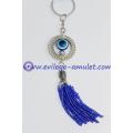 Turkish Lucky Eye Key Chain,Turkey Sapphire Blue Evil Eye Charm