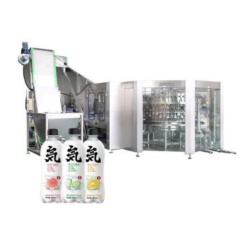 Automatic carbonated water processing beverage plant