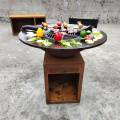 Hinterhof Home Corten Stahl BBQ Grill