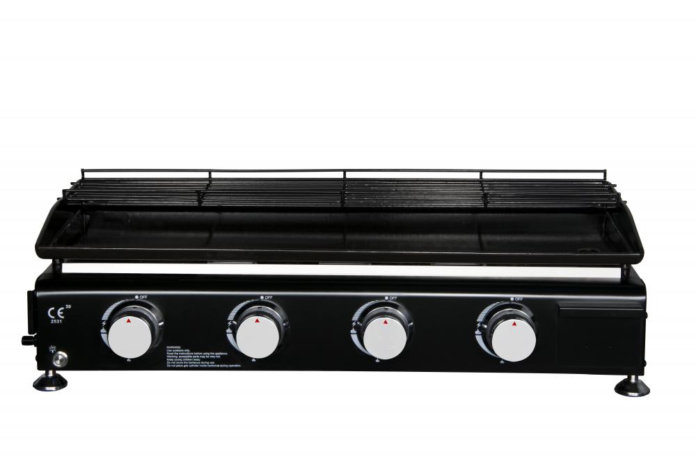 4 Burner Gas Grill Griddle