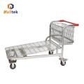 Warehouse Logistics Metal Plattform Handwagen