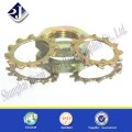 High strength gasket plated yellow zinc