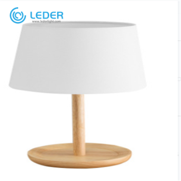 LEDER White Targe Table Lamps