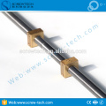 24mm lead screw with trapezoidal thread for Tr24x3