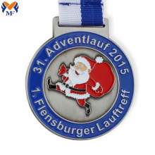 Wholesale metal santa claus medal