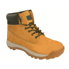 Ufa096 Nubuck Leather Safety Shoes Cowboy Safety Boots