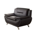 Modern Black leather lounge Office Sofa Couch Sets