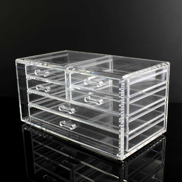 6 Drawer Clear Acrylic Cosmetic Organiser