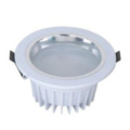 White aluminum alloy die casting LED downlight