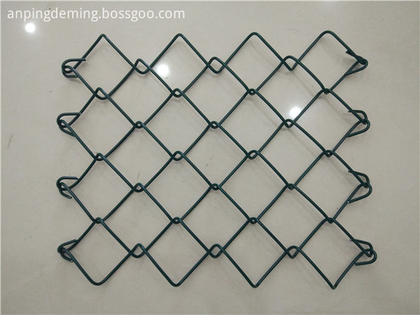 PVC chain link fence