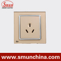 Gloden 3pin EE.UU. Wall Socket, Aus Socket