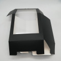 Custom Black Cap Paper Gift Box With Window