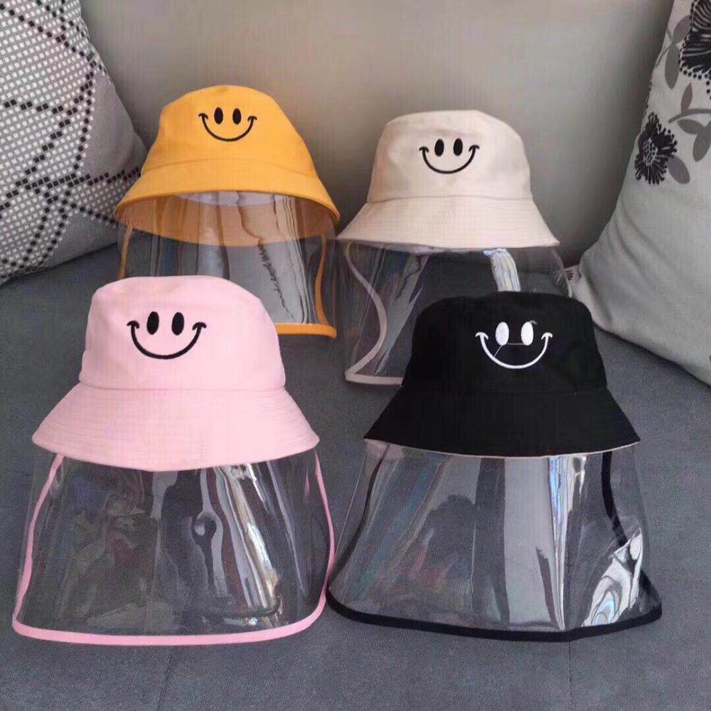 Kids Children Protective Mask Face Shield Mask Hat Bucket Hat Plastic Manufacture