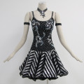 Black latin dance dress