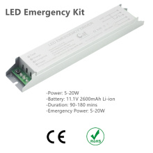 Produit électrique 11.1V Pilote à LED d&#39;urgence de la batterie Li-ion