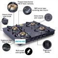 Fogão de bronze forjado Glen preto Cooktop