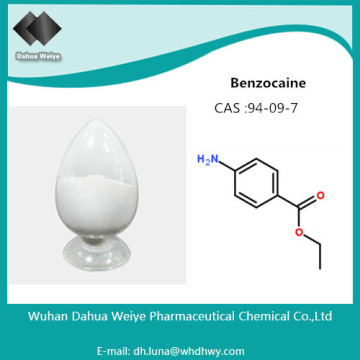 Benzocain CAS 94-09-7 Lokalanästhetikum Rohpulver Benzocain