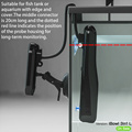 Accesorios para acuarios Temp / PH / TDS / Air Temp / Humidity Tester Termómetro de acuario LCD digital