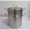 Popular Design Stainless Steel Steamer Pot for Streaming a