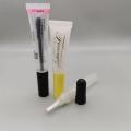 Clear squeeze empty lipgloss tube packaging with brush