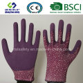 Guantes de trabajo de seguridad para jardín con látex