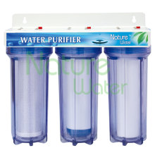 Triple Stage Household Water Filter with Stronger Clear Housing