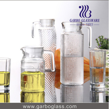 0.5L Glass Pitcher with Cover (GB1102BF-1)