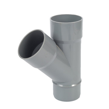 pvc pipe fittings 45 degree tee elbow