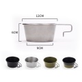 450ml Portable stainless steel cup for outdoor drinking