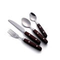 Faux Wood Stainless Steel Cutlery