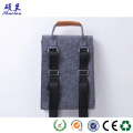 Good quality felt backpack travel bag for teenagers