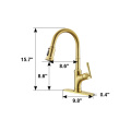 Stainless Steel Hot Cold Filtered Gold Kitchen Faucet