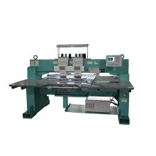 Computerized durable 2 heads regular speed flat embroidery machine